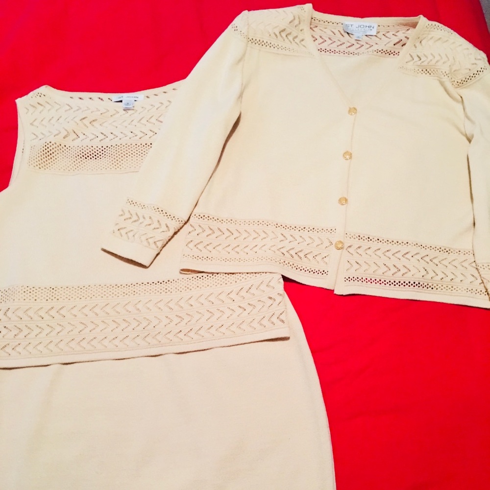 St John Knit 3pc Suit